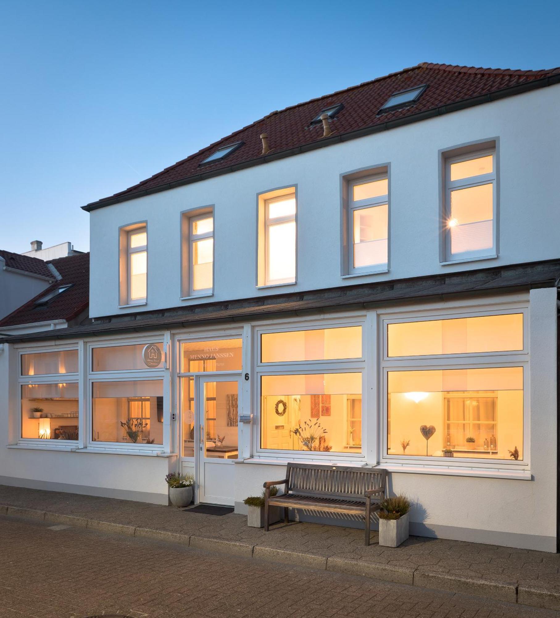 Haus Menno Janssen - Einzelzimmer Norderney Buitenkant foto